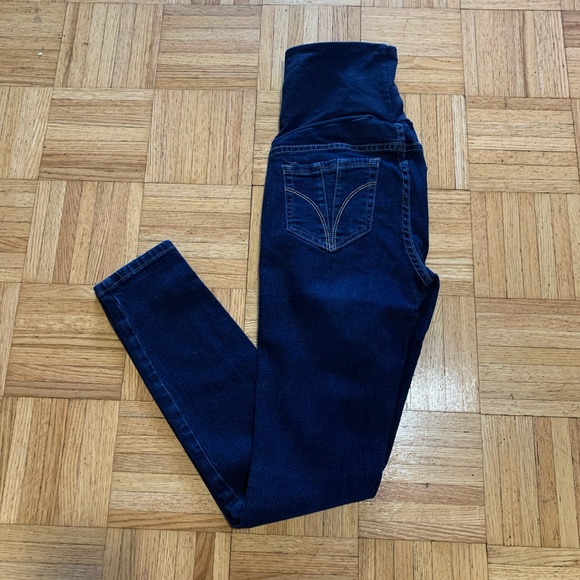 Indigo Blue Maternity Jeans - Picture 3 of 4